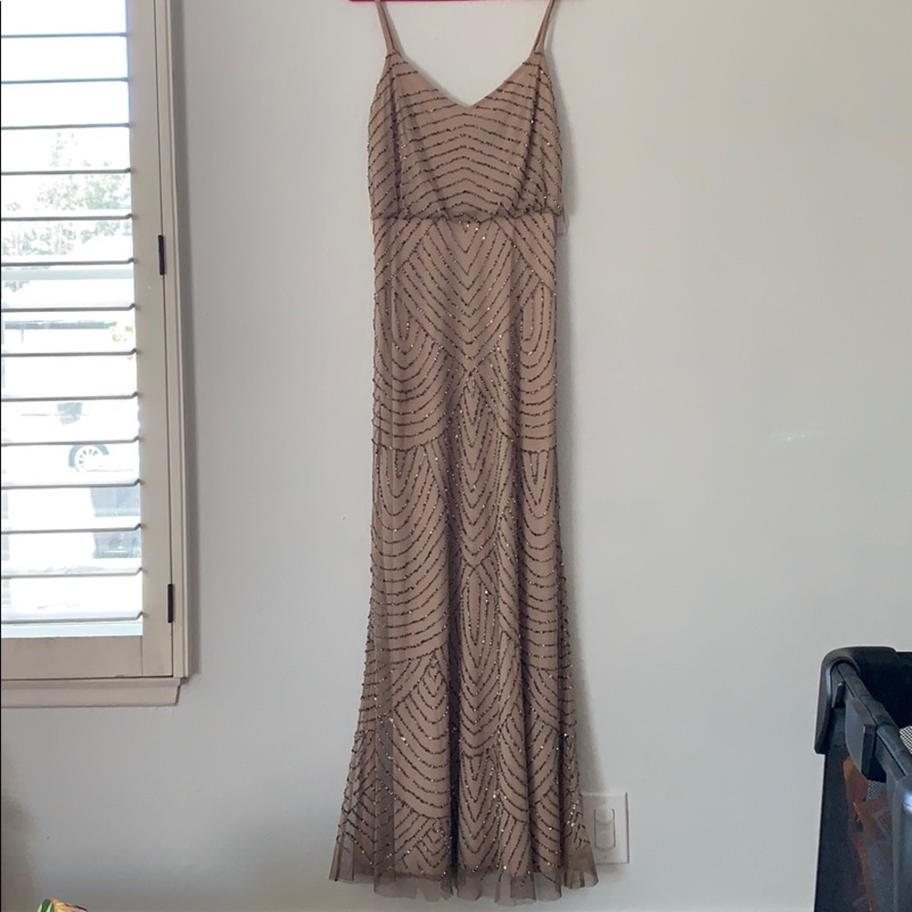 Adrianna Papell Beaded Gown
